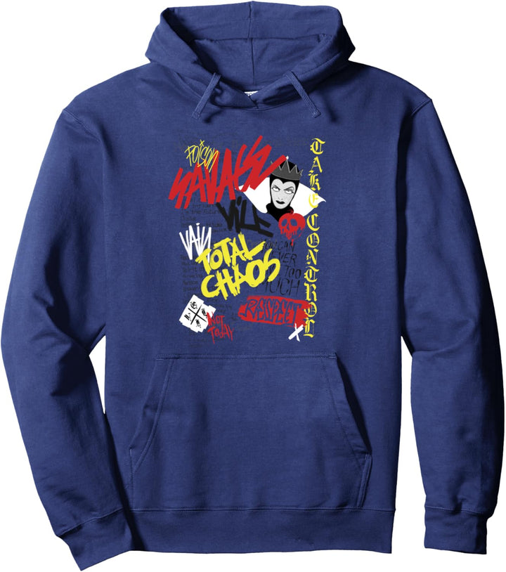 Disney Snow White Evil Queen Graffiti Pullover Hoodie