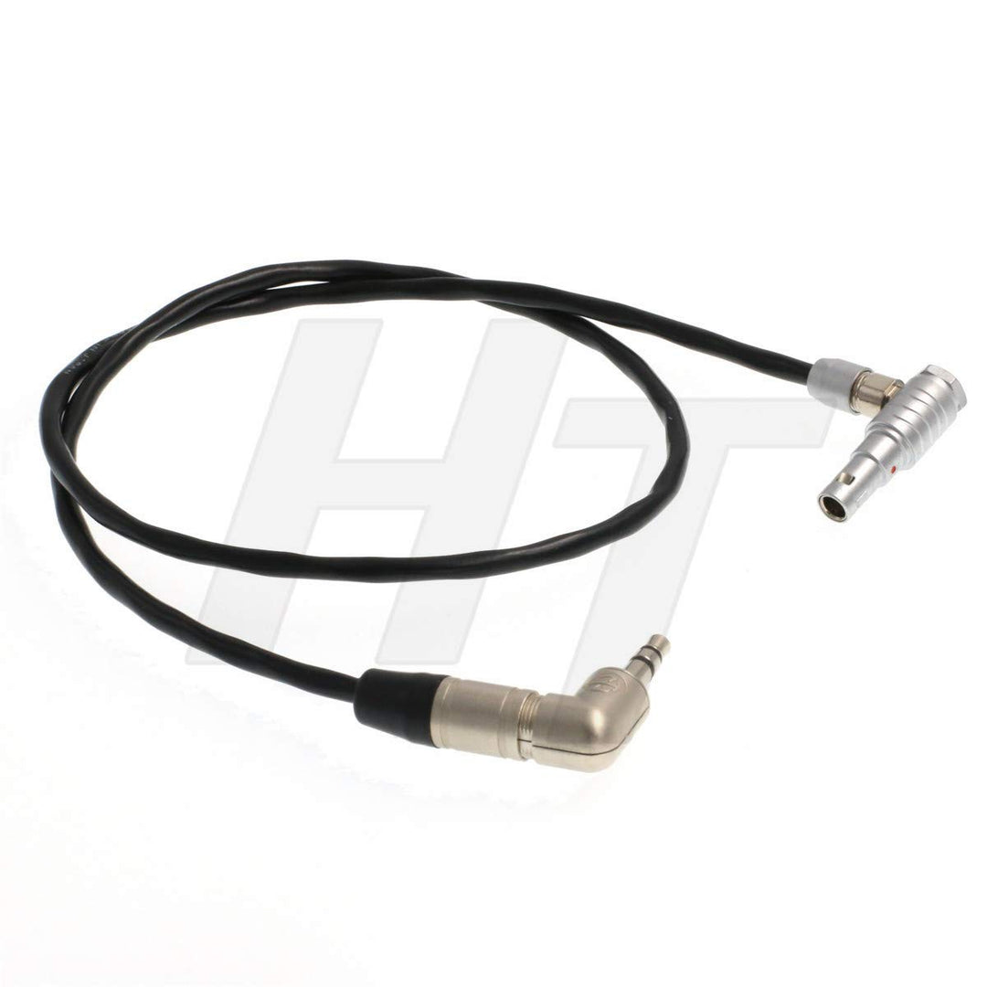 Timecode Sync-Kabel 3,5 mm TRS 00B 4-polig für Tentacle Zaxcom QRX100 auf RED Epic Scarlet Kamera DS