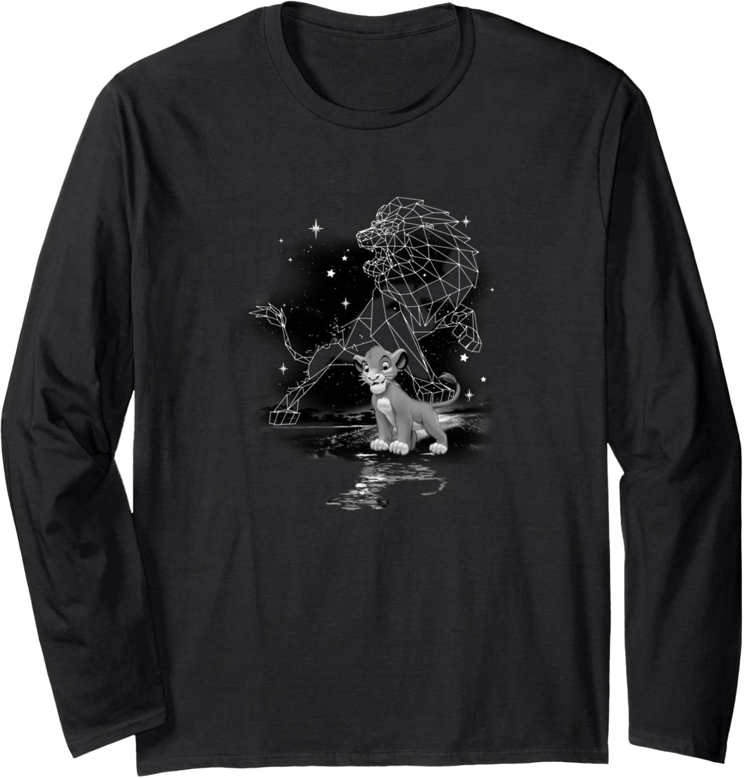 Disney Lion King Young Simba Star Gazing Langarmshirt