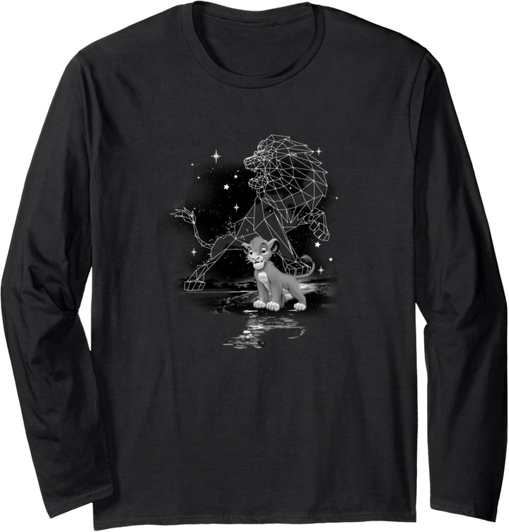 Disney Lion King Young Simba Star Gazing Langarmshirt