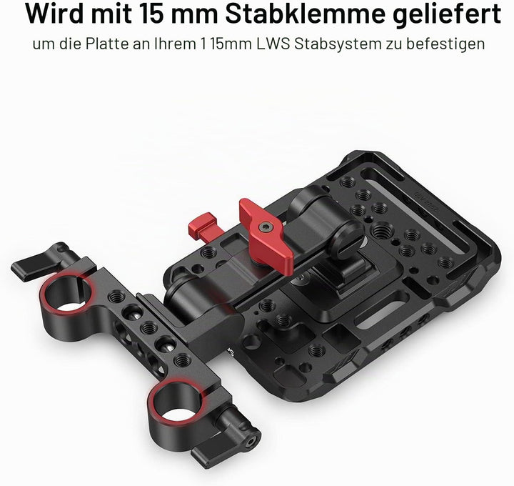 SMALLRIG V Mount Batterieplatte Baterry Plate mit verstellbarem Arm - 2991