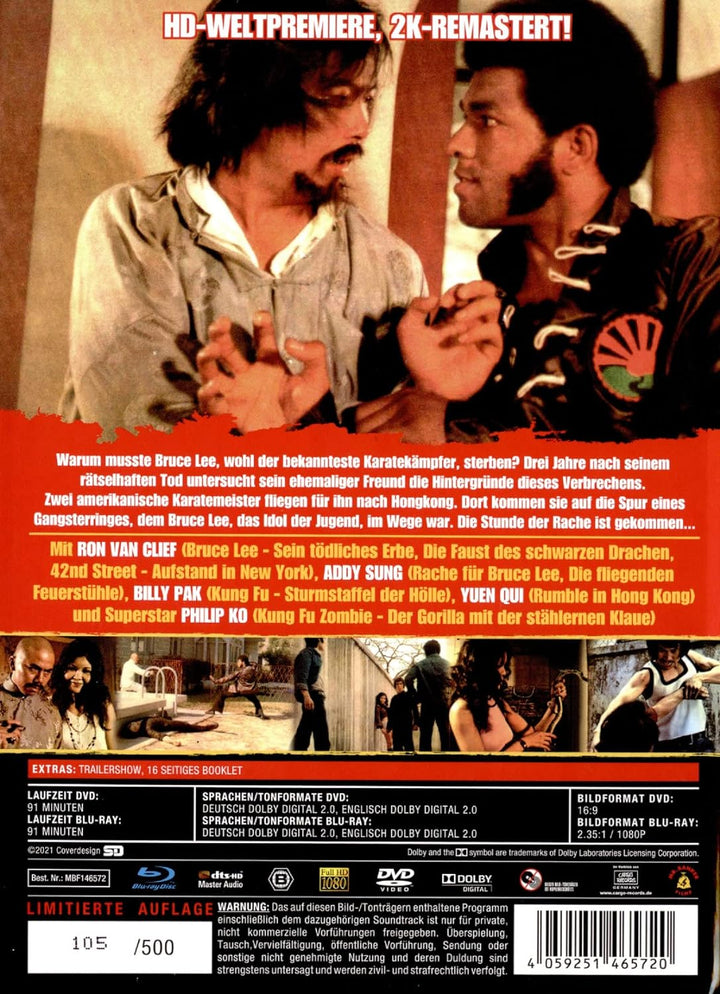 Bruce Lee - Der geheimnisvolle Tod - Limited Mediabook Edition - Cover A [Blu-ray & DVD] [Limited Ed