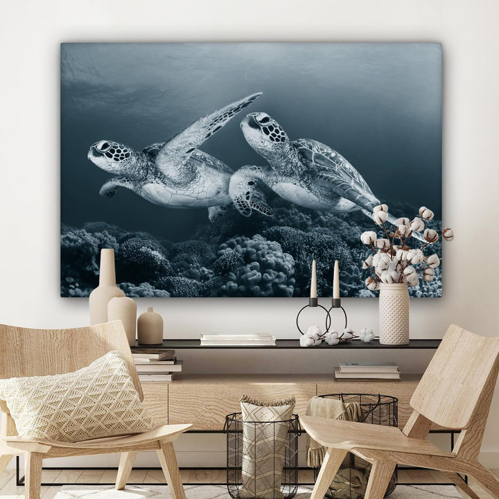 MuchoWow© Bild auf Leinwand Gross 120x80 cm XXL Schlafzimmer Bilder Wand Deko Wohnzimmer Modern Wand