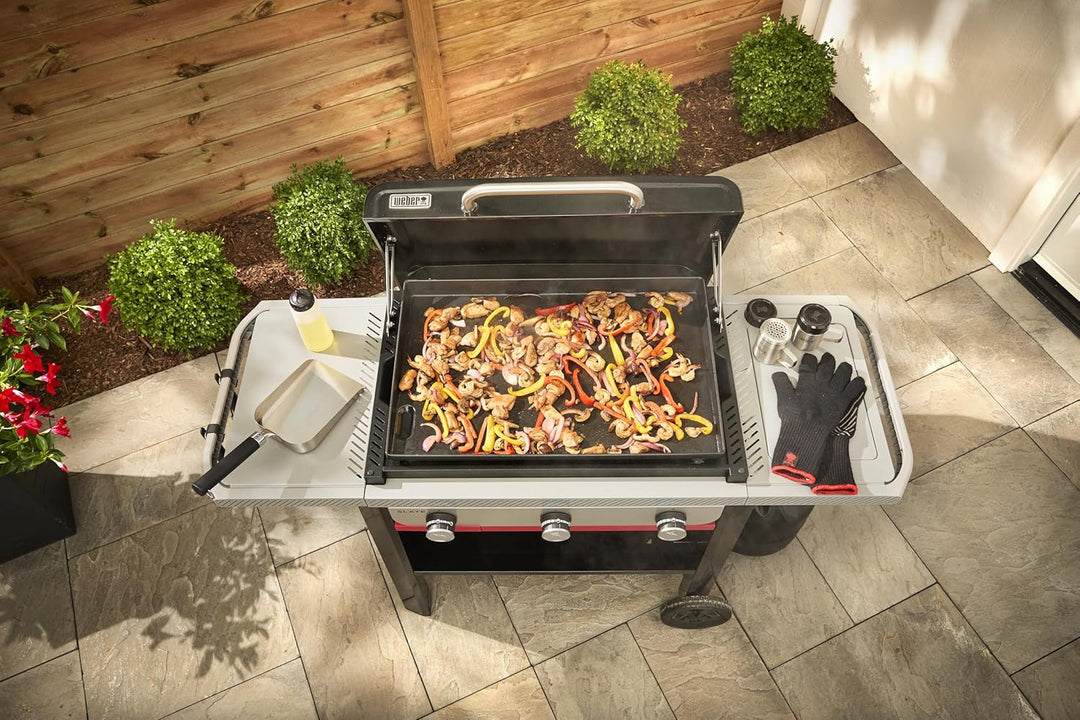 Weber Smashed Burger Set/besteht aus Burger Presse, Wender und 2X Gewürzstreuern, aus Edelstahl - Si
