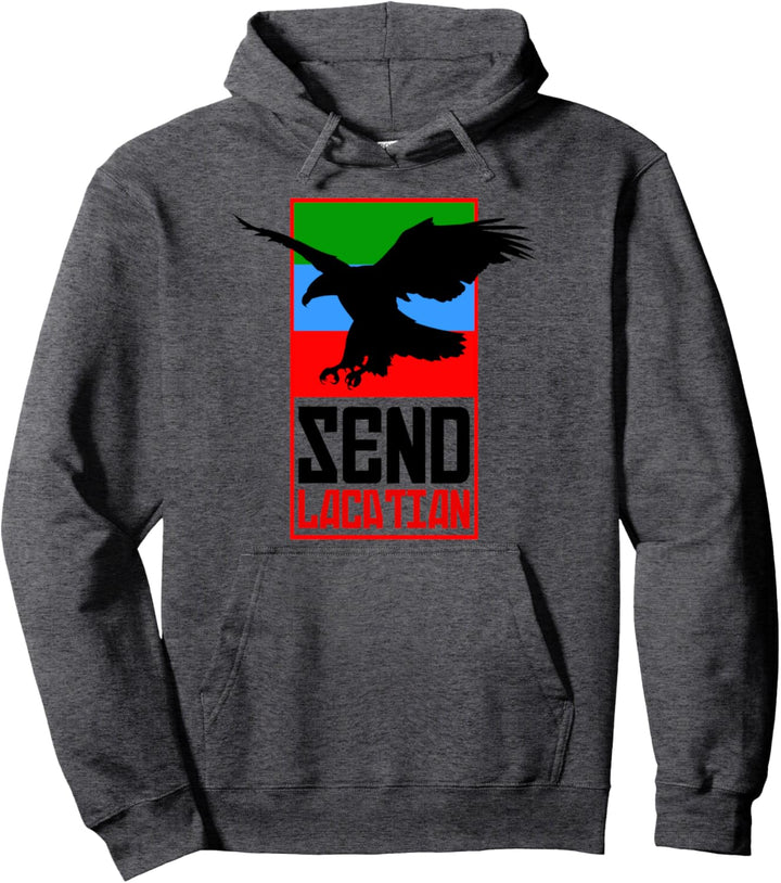 Dagestan Eagle. Dagestan Send Location Pullover Hoodie