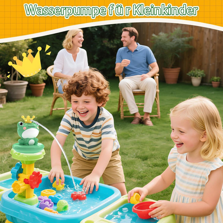 weirtoya Wasserpumpe für Wasserspieltisch Kleinkinder, 2026 Batteriebetriebene Wasserspieltischpumpe