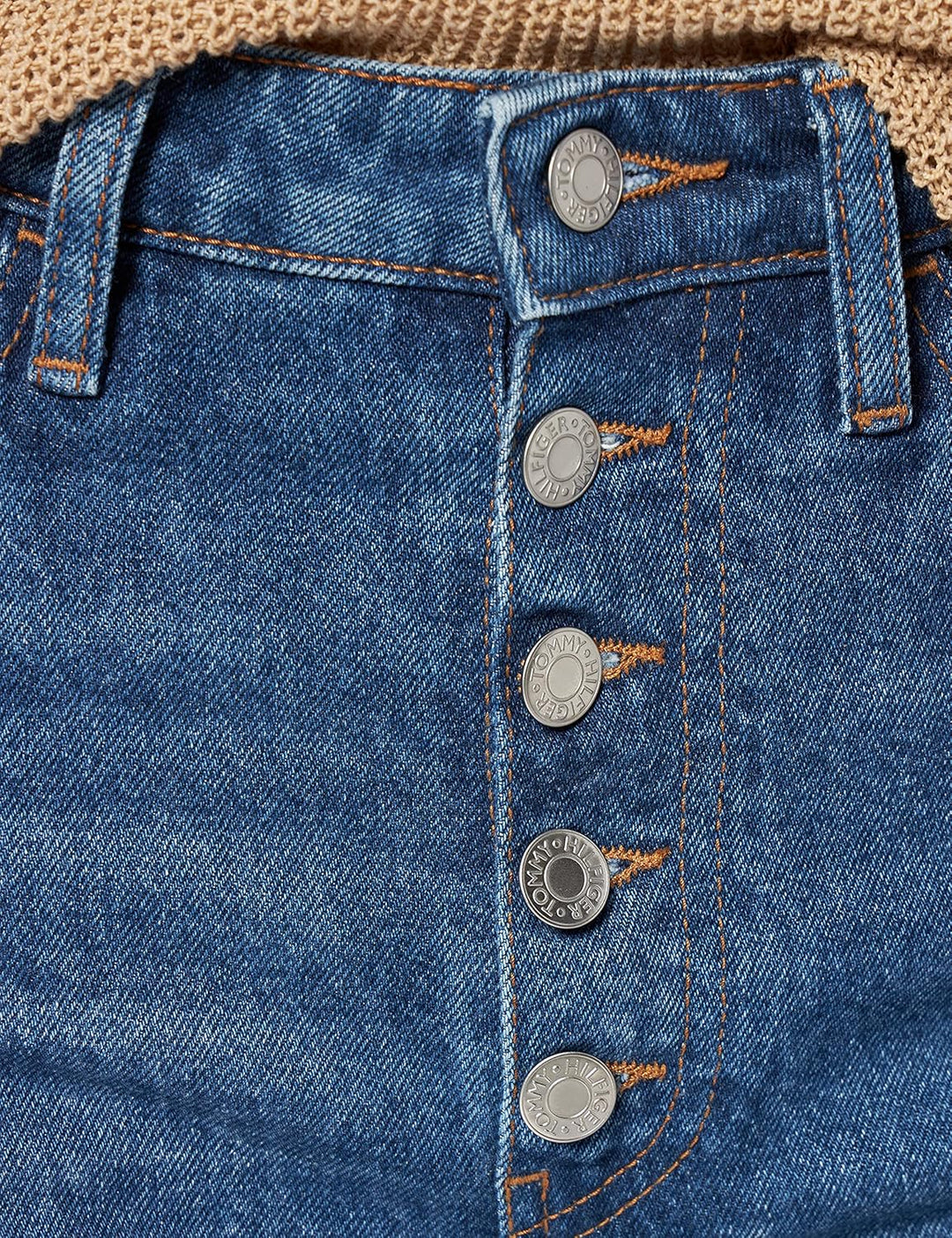 Tommy Hilfiger Damen New Classic Straight Hw Pure Hose 27W / 28L Pure, 27W / 28L Pure