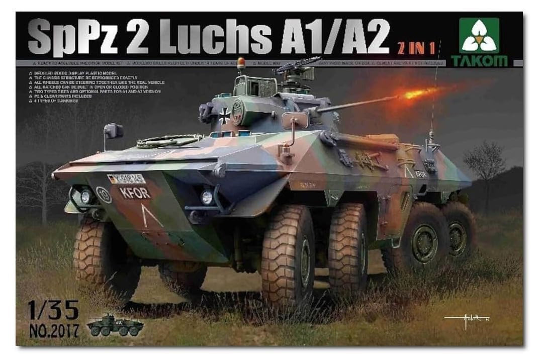 TAKOM TAK2017 - 1/35 SP Panzer 2 Luchs A1/A2