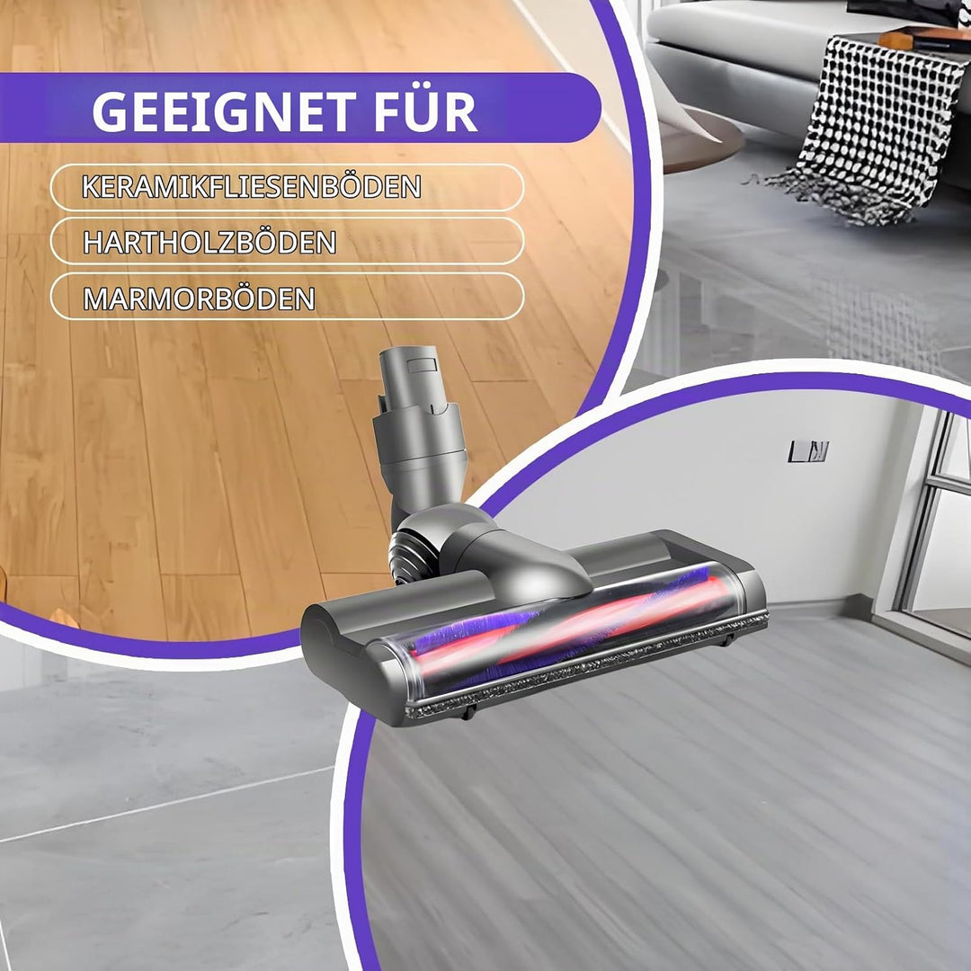 Bürste kompatibel für Dyson V6 DC58 DC59 DC62 DC72 DC74 SV04 SV06 SV09, Ersatzteile Bodendüse Zubehö