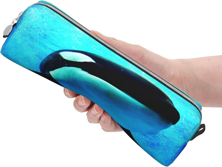 Federmäppchen Orca Wale Schwimmen Federmappe Etui für Jungen Mädchen Grosse Schulsachen Federtasche