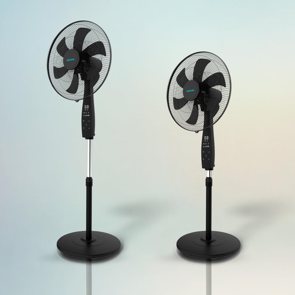 Cecotec vertikaler Lüfter Energy Silence 620 Max Flow Smart. 45 cm (18 Zoll), 6 Klingen, 70 W Leistu