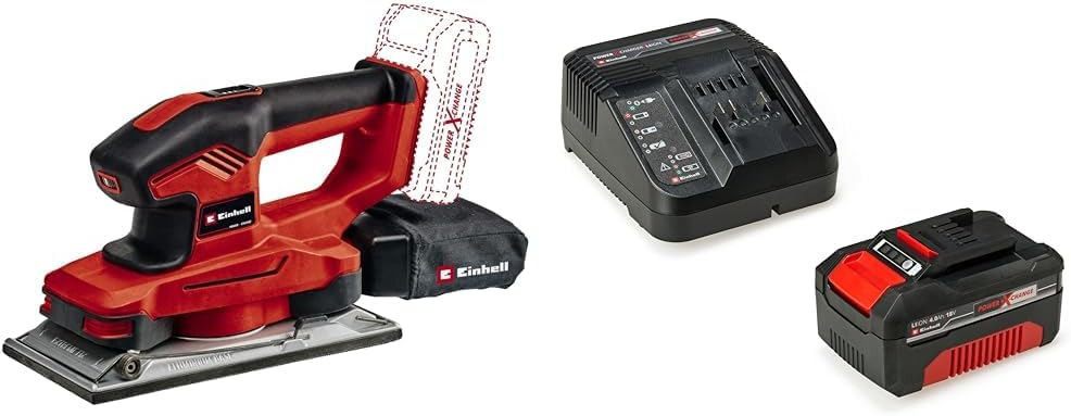 Einhell Akku-Schwingschleifer TE-OS 18/230 Li Power X-Change (Li-Ion, 18 V, 230x115 mm Schleiffläche