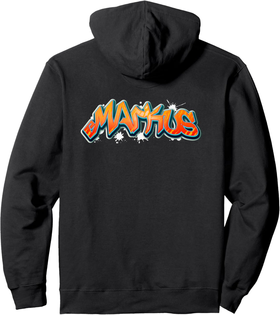 Markus Graffiti Vornamen Pullover Hoodie
