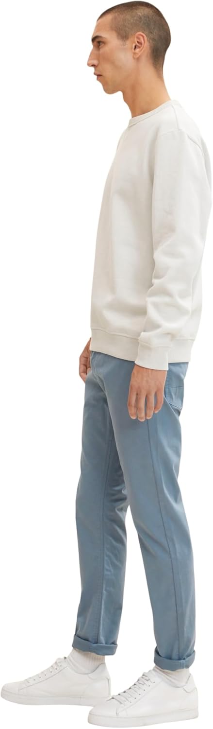 TOM TAILOR Herren 5-Pocket Hose 29W / 30L 10877 - China Blue, 29W / 30L 10877 - China Blue