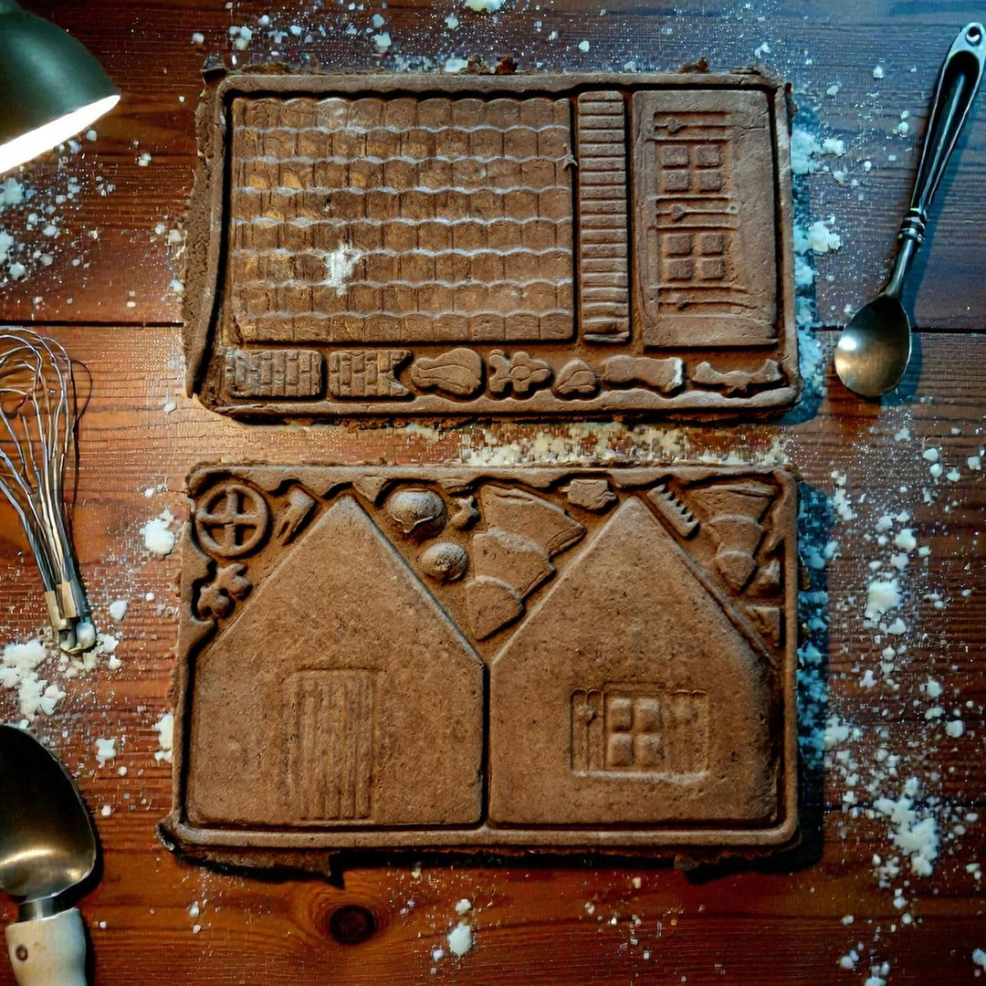 Syntrox Germany Maker Lebkuchenhaus SM-1300W Gingerbread mit herausnehmbaren Backplatten