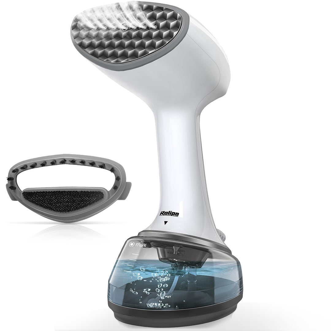 Rolipo Reisebügeleisen 1700W, Steamer Dampfglätter mit 360ml Wassertank, Kompakt für Kleidung, Ideal