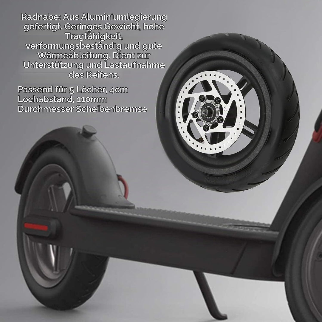BuyWeek Elektroroller Hinterrad für Xiaomi M365/1S/Lite, 8,5 Zoll E-Scooter Hinterrad Aufblasbare Re