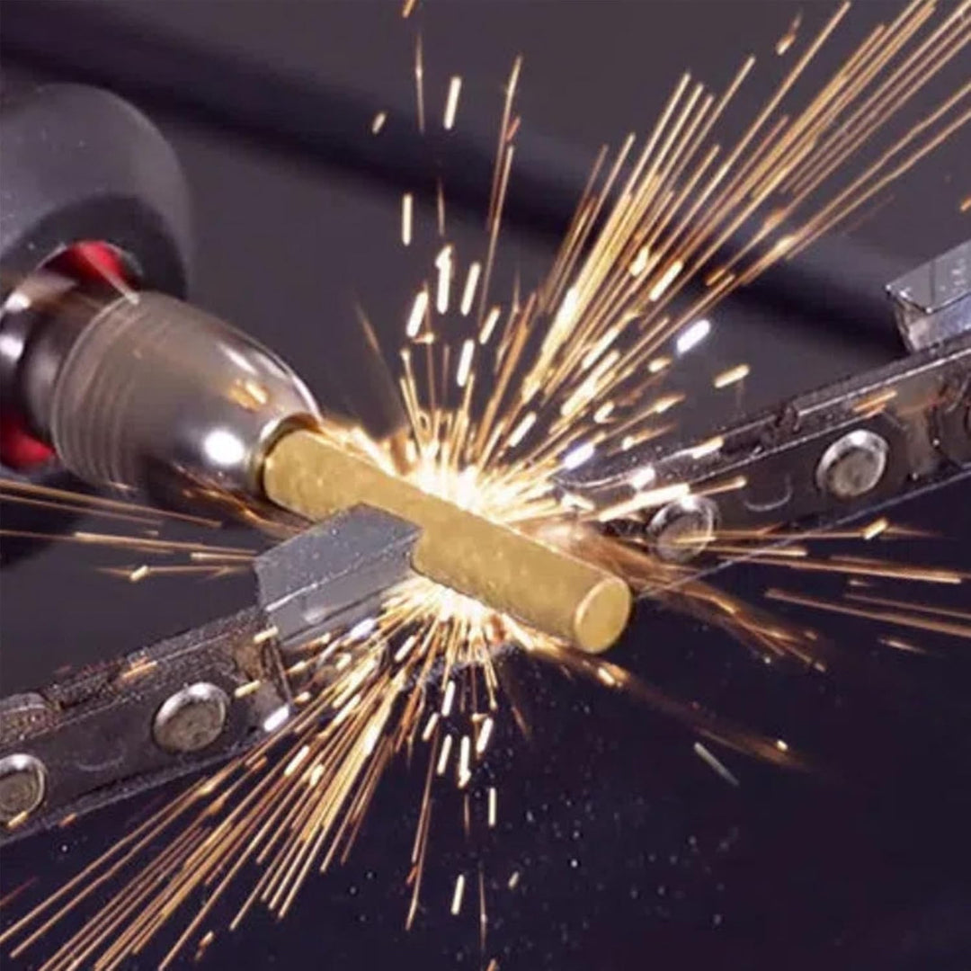 30 Stück Diamant Kettensägenschärfer， Burr Schleifstein Feile，Kettensäge Schärfgerät，für Kettensägen