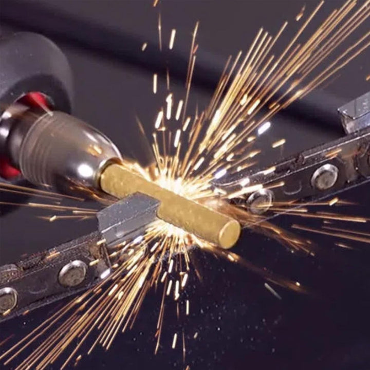 30 Stück Diamant Kettensägenschärfer， Burr Schleifstein Feile，Kettensäge Schärfgerät，für Kettensägen