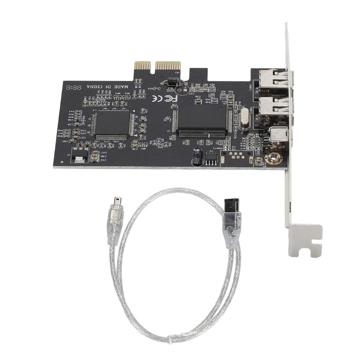 Bewinner PCIe 1X auf 3 * 1394A Firewire-Controllerkarte, PCIe 1X auf 3 Port 1394A Riser-Karte (2 X 6