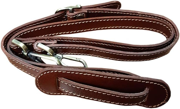 Leder Arzttasche Doktortasche Hebammentasche, Marrone (ML)