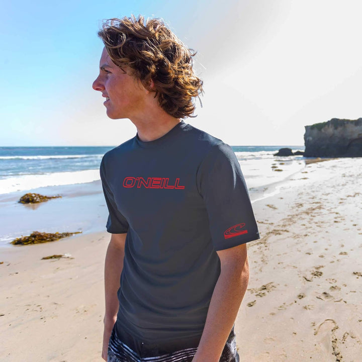 O'Neill Herren Herren Basic Skins UPF 50+ Kurzarm Sun Shirt Rash Guards (1er Pack) L Königsblau, L K