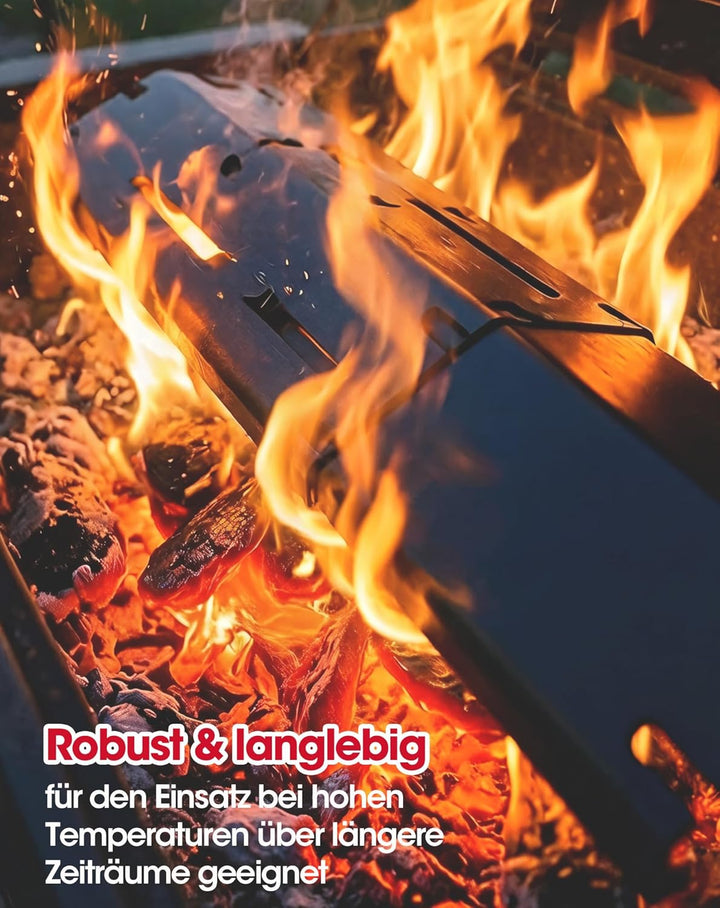 Unicook Grill Aromaschienen Ersatzteile, 30 bis 53cm Universal Flammenverteiler Ersatzteile, Einstel
