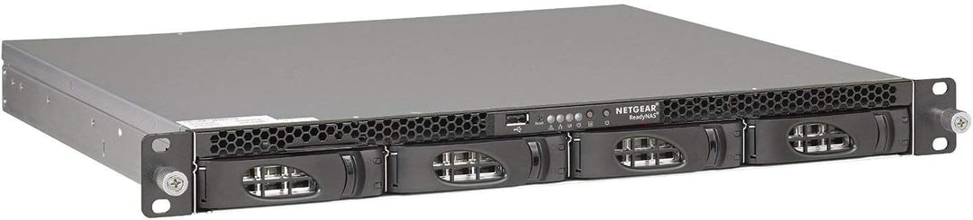 NETGEAR ReadyNAS RN3138-100NES 4-bay Diskless 1U Rackmount Ohne Festplatte Intel Atom Quad Core 2,4
