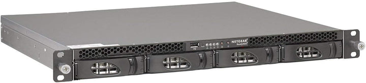 NETGEAR ReadyNAS RN3138-100NES 4-bay Diskless 1U Rackmount Ohne Festplatte Intel Atom Quad Core 2,4