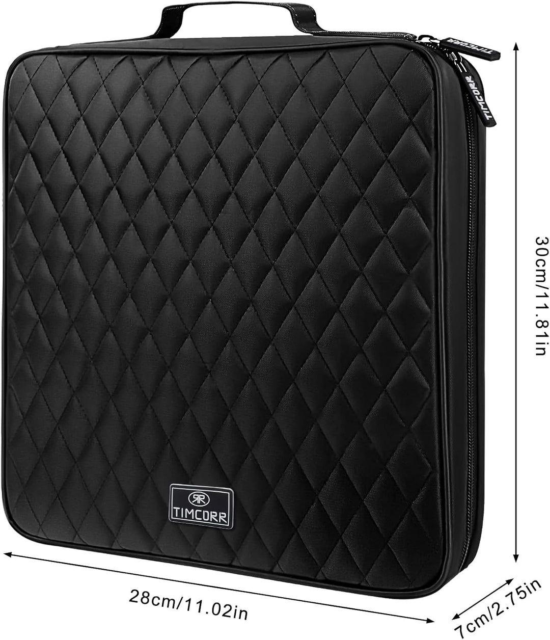 TIMCORR CD Tasche DVD Tasche Aufbewahrung, 160 Kapazität DVD Aufbewahrung CD Hülle DVD Hüllen Organi
