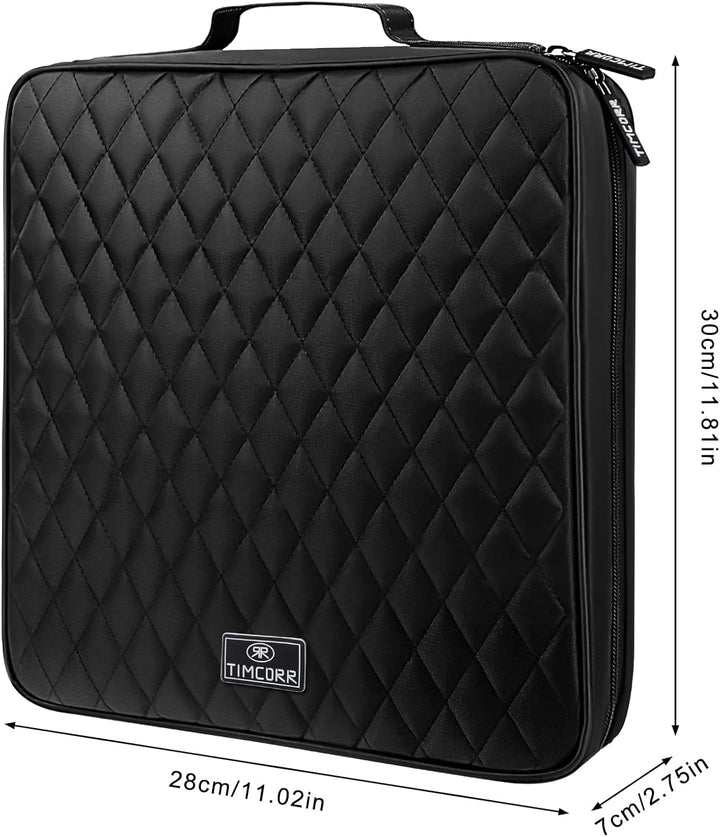 TIMCORR CD Tasche DVD Tasche Aufbewahrung, 160 Kapazität DVD Aufbewahrung CD Hülle DVD Hüllen Organi
