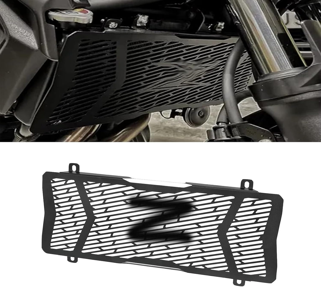 Motorrad Edelstahl Kühlerschutzgitter Schutzgitter Kühlergitter Wasserkühler Radiator Guard Grille f