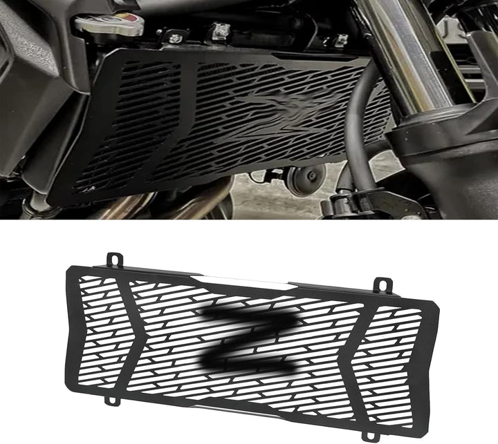 Motorrad Edelstahl Kühlerschutzgitter Schutzgitter Kühlergitter Wasserkühler Radiator Guard Grille f