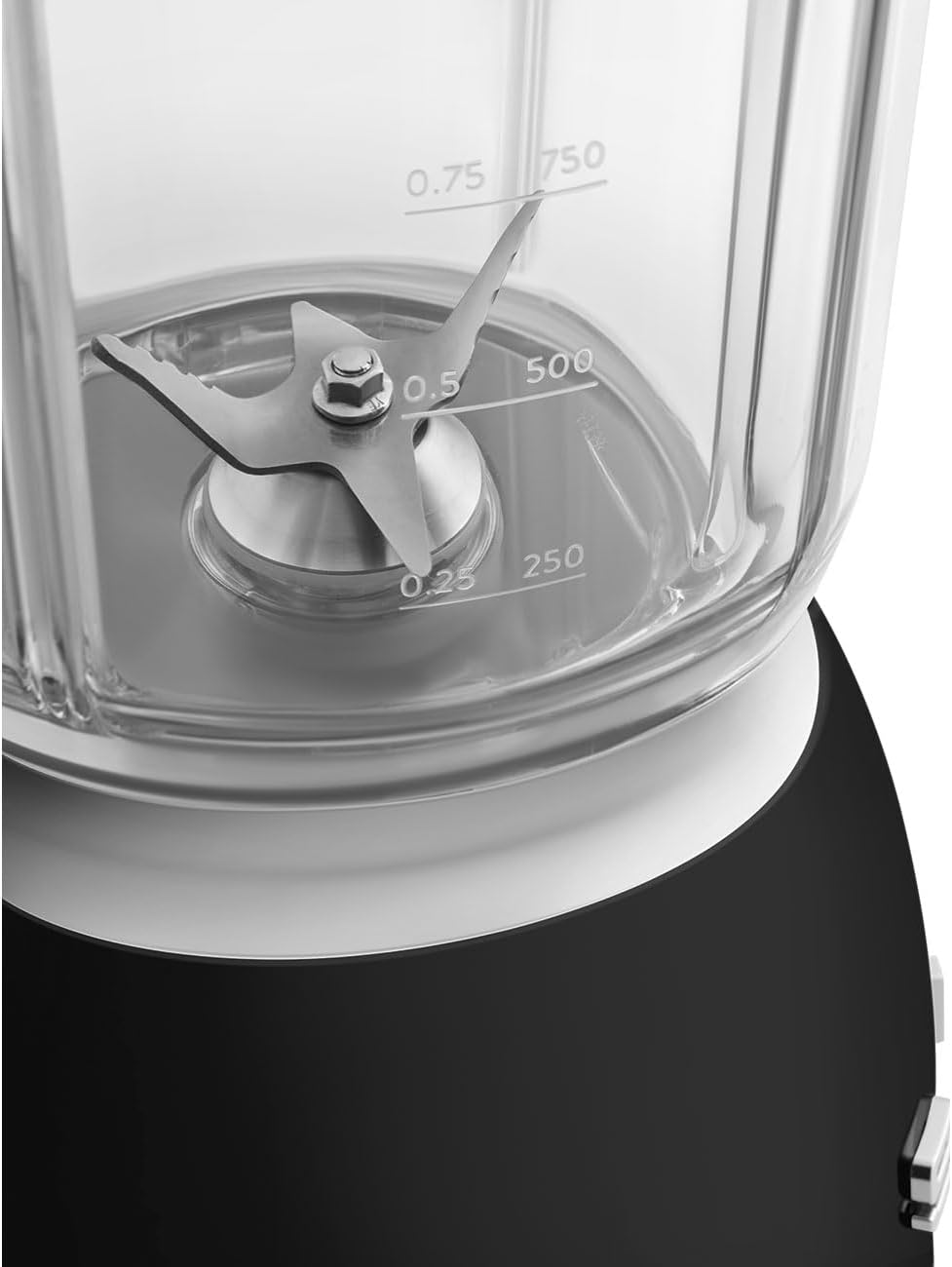 SMEG, BLF03BLEU, 1,5 l Standmixer, 4 -Geschwindigkeitsstufen, 4 Automikprogramme, Abnehmbare Doppelk