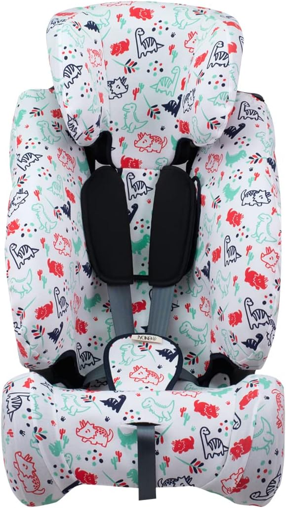 JYOKO Kids Bezug kompatibel mit Klippan Triofix, Century (Dino Party), DINO PARTY