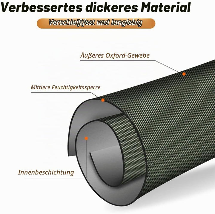 KONLLEN 3x4 4x5 Oxford Cloth Billard-Hüllen Prairie Pool Queue Case Tragetasche mit hoher Kapazität