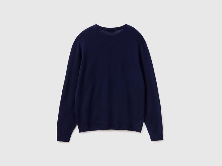 United Colors of Benetton Damen 1002d1k01 Pullover (1er Pack) S Blau, S Blau