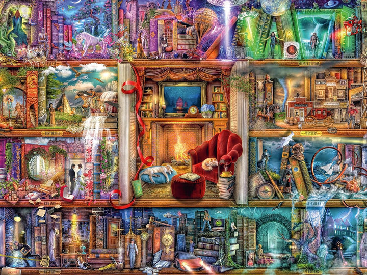 Ravensburger - The Grand Library 1500p (10217158) Einzelbett, Einzelbett