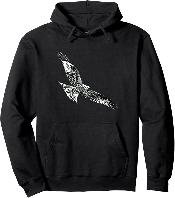 Falke Motiv Raubvogel Vögel Tiere Krallen Schnabel Falken Pullover Hoodie