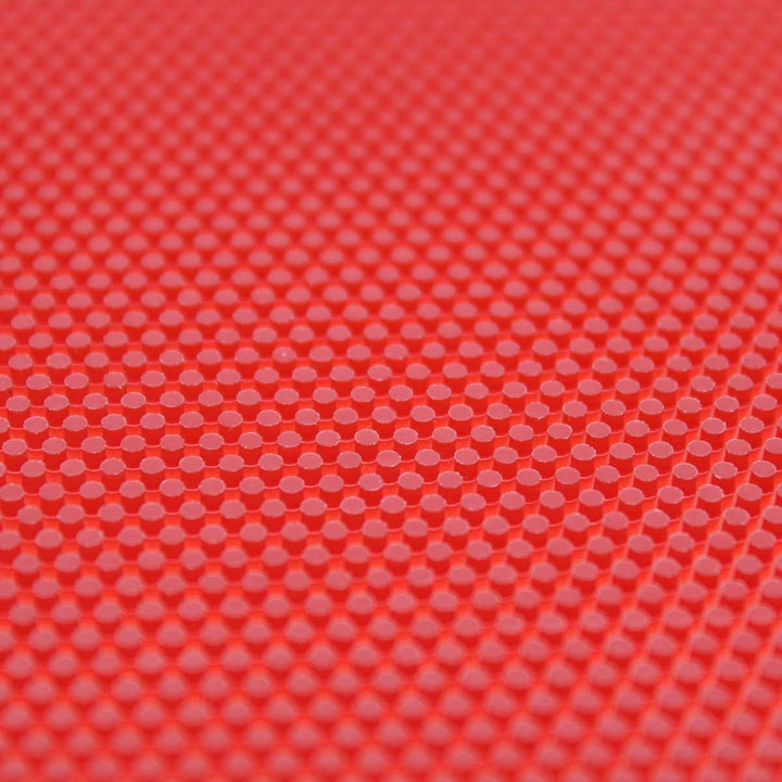 Tischtennis Belag | Lange Noppe Schmerz | Rot, Schwarz | OX, 0,5 | Sauer & Tröger Schwarz 0,5 mm, Sc