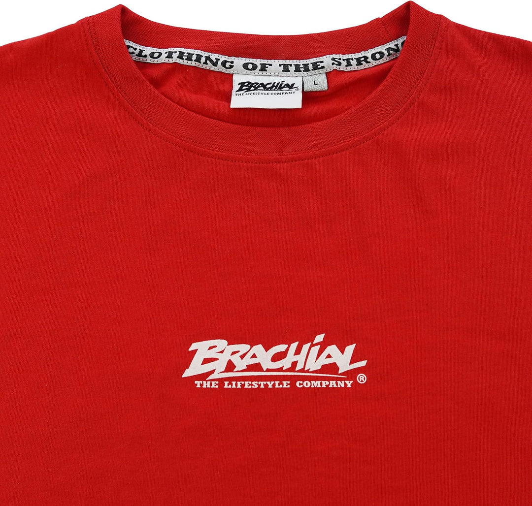 Brachial Premium Herren T-Shirt Middle Regular-Fit - für Freizeit Bodybuilding Workout Gym Kraftspor