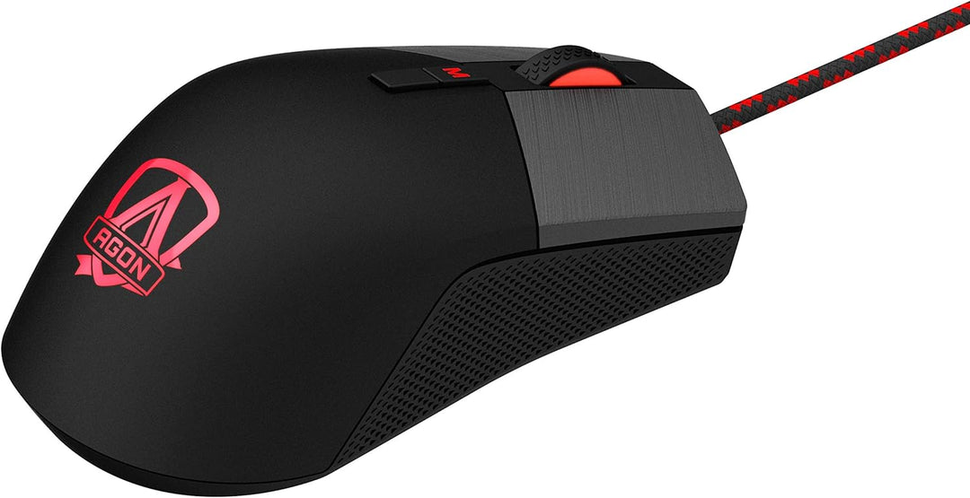 Agon by AOC AGM700 Gaming Maus - 16.000 DPI - Omron Switches - RGB-Effekte - Einstellbare DPI - Vers