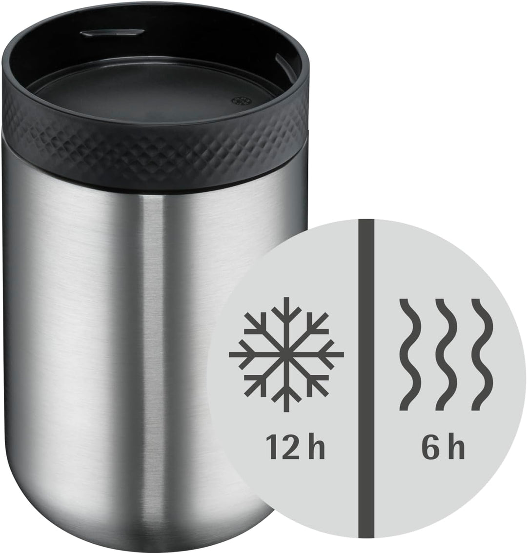WMF my2Go Thermo Speisebehälter 500ml Isolierbehälter und 200ml Zusatzbehälter, umweltfreundlich, Cr