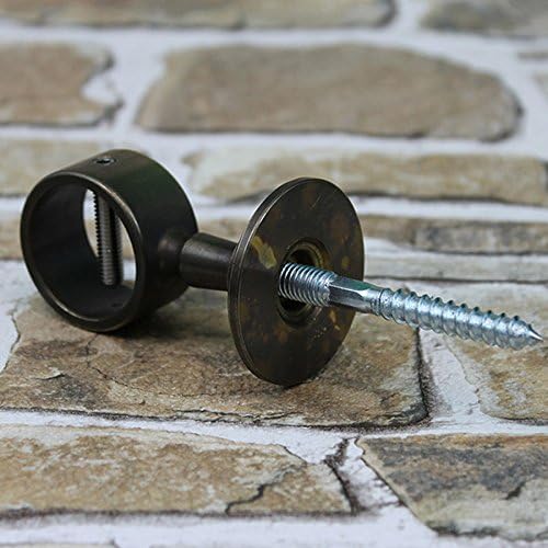 2 Endkappen und 9 Seilträger "bronziert" für 30mm Handlaufseil 2 Endkappen & 9 Seilträger, 2 Endkapp