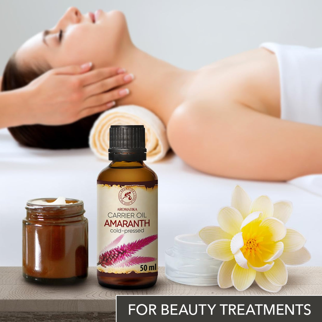 Amaranthöl 50 ml - Amaranthus Сaudatus Seed Oil - reines und natürliches Basisöl - Amaranthöl Basic