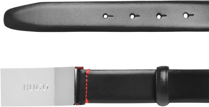 HUGO Herren Baldwin-n Gürtel 85 Black001, 85 Black001