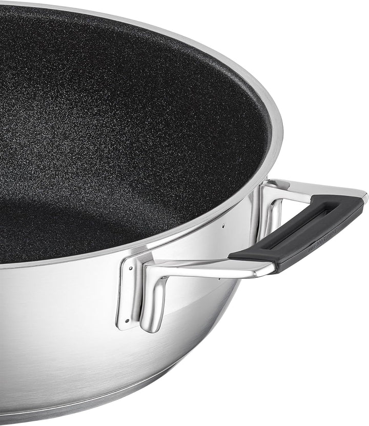 RÖSLE SILENCE PRO ProResist Servierpfanne, Antihaft & Robust - Ø 28 cm, Hitzebeständig bis 160 °C, K