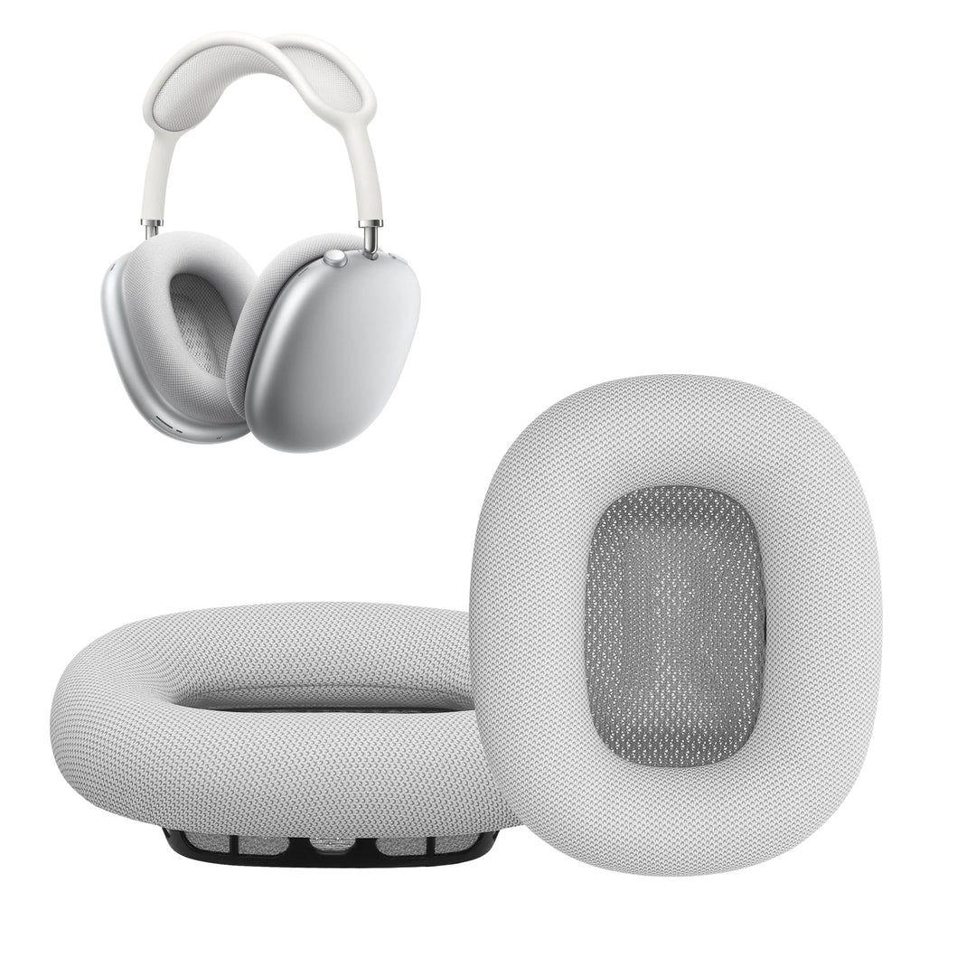 kwmobile 2X Ohrpolster kompatibel mit Apple AirPods Max Polster - Kopfhörer Polster aus Kunstleder f