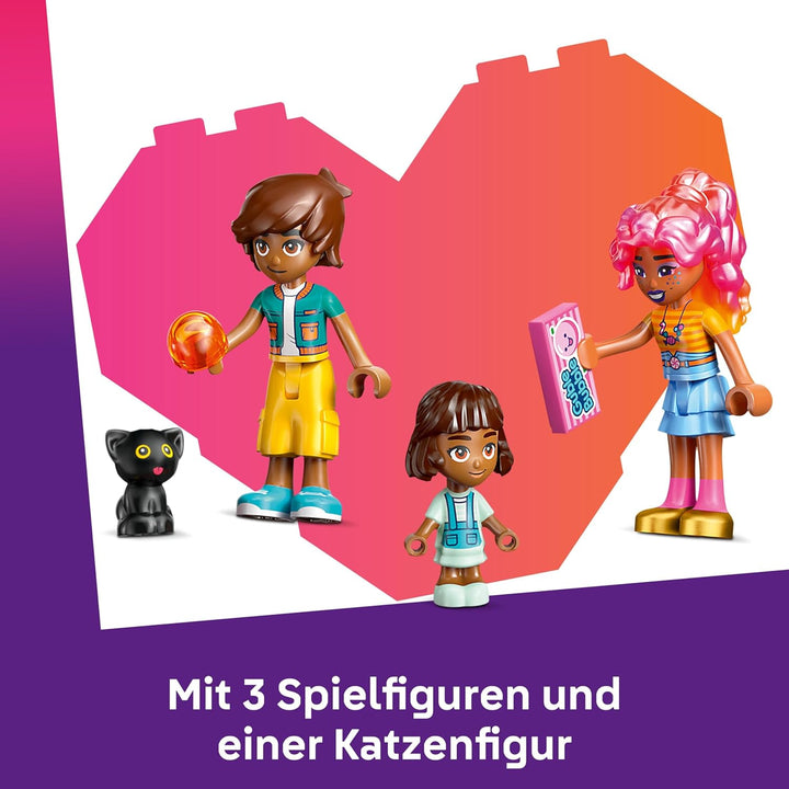 LEGO Friends Heartlake City Süsswarenladen, Spielset für Mädchen ab 6 Jahren, Rollenspiele mit 2 Min