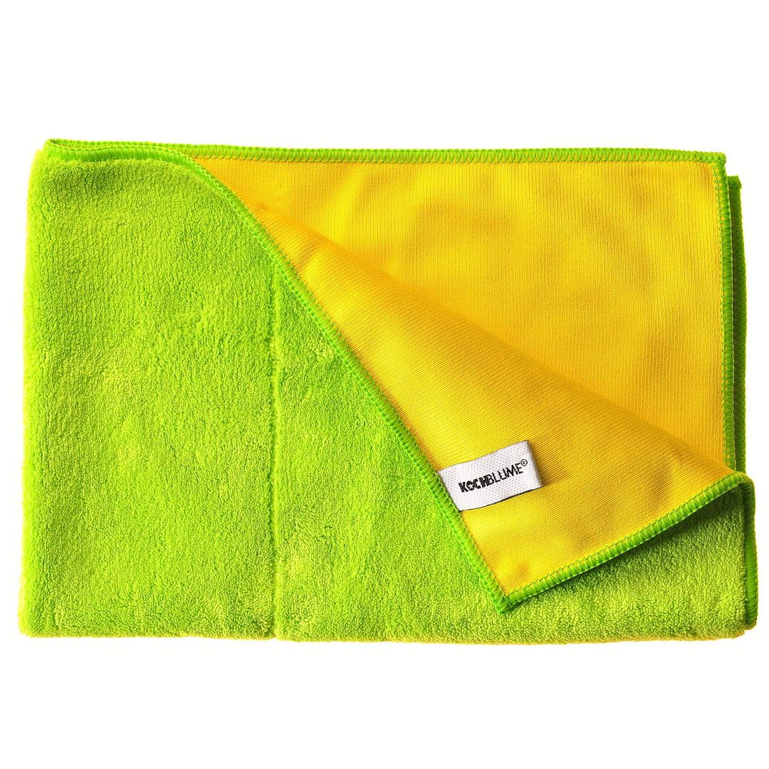 Kochblume Geschirrtuch 60x40cm 5er Set | Microfasertuch | Extra saugfähige Fasern und Polierseite |